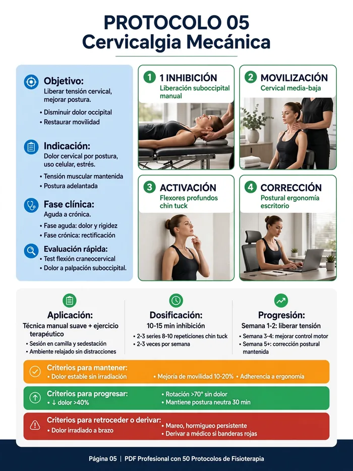 Protocolo 5 · Cervicalgia Mecánica