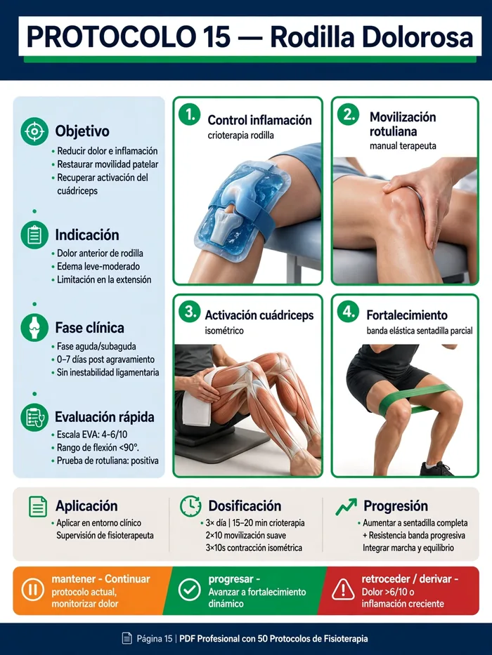 Protocolo 15 · Rodilla Dolorosa